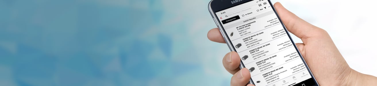 DigiKey mobilapp-side