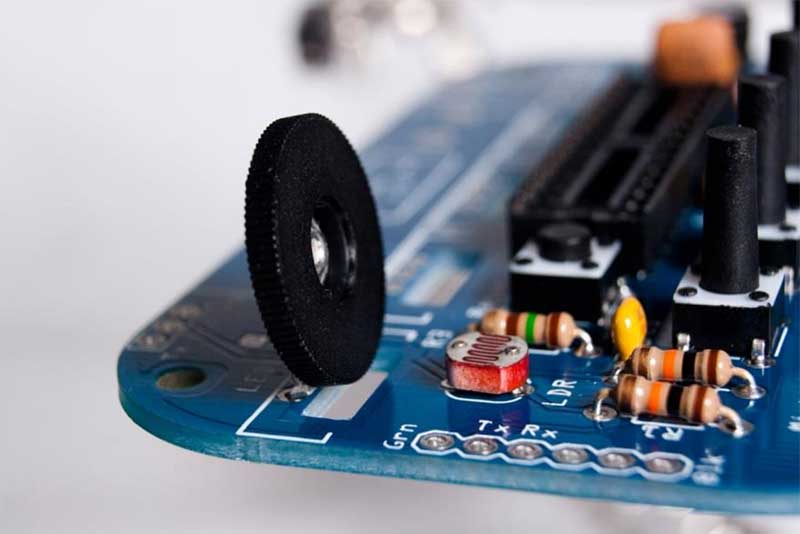  gently fold the wheel upward until it is vertical