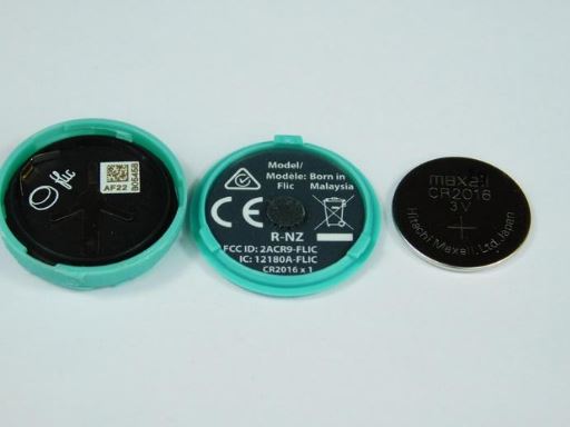 Bottom of the button removed