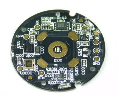 Removing plastic sheet on topside also removes button