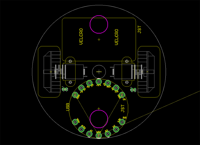 Started sketching a design in EagleCAD PCB software